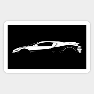 Bugatti Divo Silhouette Magnet